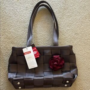 Vintage Harveys original seatbelt bag zip tote